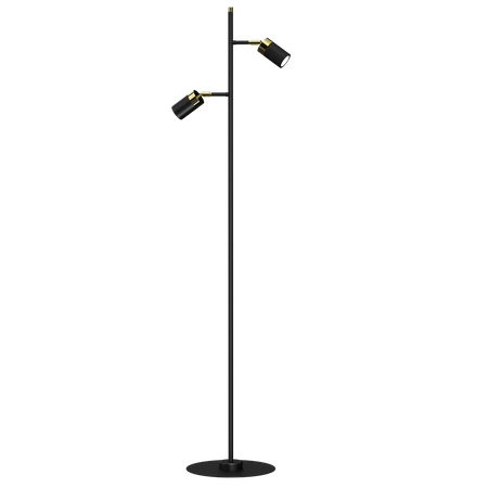 Lampa podłogowa JOKER BLACK/GOLD 1xGU10
