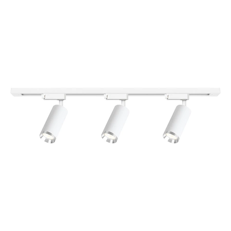 Zestaw Oprawa Mica Track Biały + Chrom 3xGU10 1m