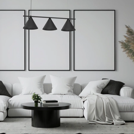 Lampa wisząca CAPITAL CZARNY 3XGX53