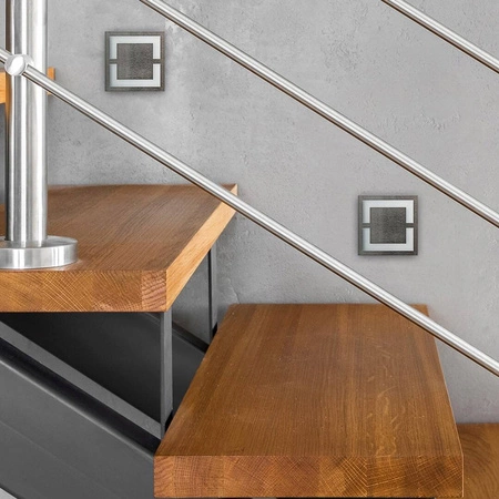 Oprawa schodowa 0,6W QUADRO zimna 6500K