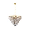 Lampa wisząca żyrandol glamour CHELSEA GOLD ML6002