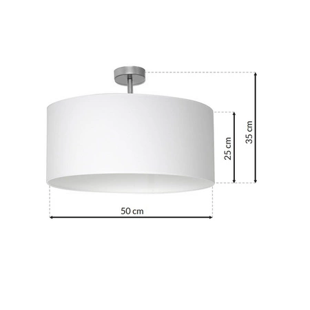 Lampa podsufitowa CASINO WHITE/CHROME 1xE27 ML6373