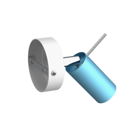 Kinkiet PRESTON BLUE/WHITE 1x mini GU10