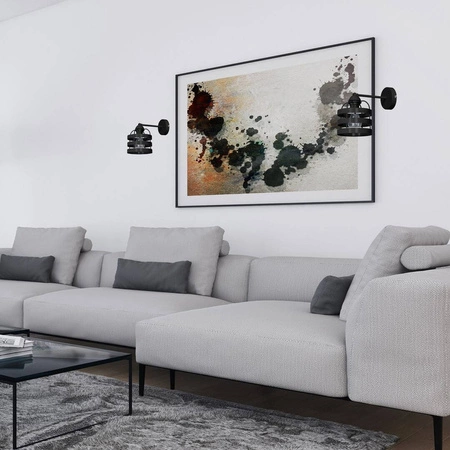 Kinkiet LARS BLACK 1xE27 MLP797