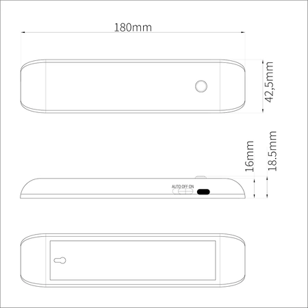 Lampka Podszafkowa Seb 4000K 18cm
