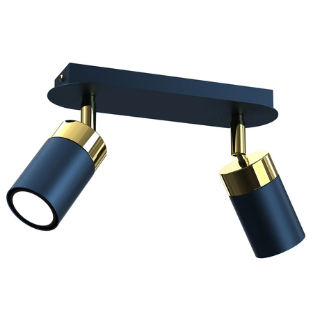 Lampa sufitowa JOKER NAVY BLUE/GOLD 2xGU10