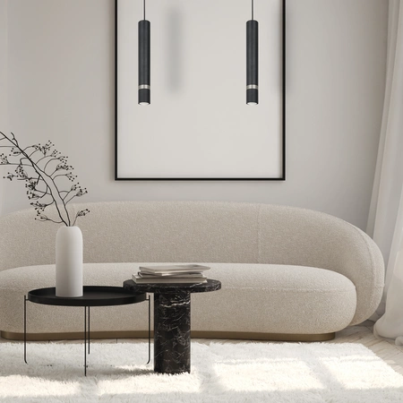 Lampa wisząca JOKER, czarny/inox, 1x8W GU10, MLP9672