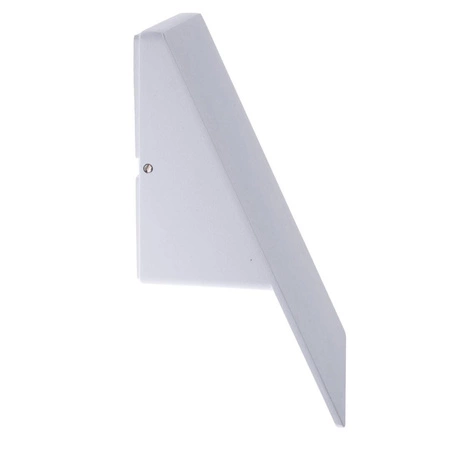 Biała lampa LED PLAIN na elewację 096