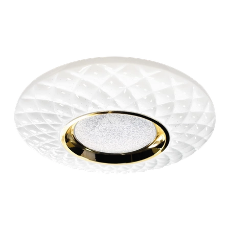 Plafon TOKYO GOLD, ML7908, biały/złoty, 24W LED, Ø400 mm + Pilot