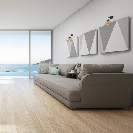 Kinkiet INDUSTRIALNY LUPO BLACK/GOLD 1xE27 MLP6269