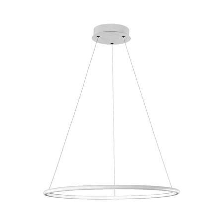 Lampa wisząca okrąg pierścień 40cm ORION WHITE LED barwa ciepła 3000K