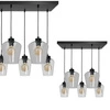 Lampa wisząca SANTIAGO CLEAR 5xE27