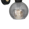 Lampa ścienna kinkiet OMEGA BLACK / GOLD MLP6528