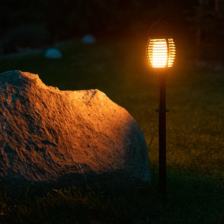 Lampka Solarna wbijana pochodnia Imitująca płomień EKO0436