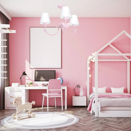 Lampa Sufitowa ALICE PINK 3xE14 MLP963
