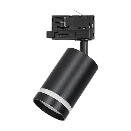 Oprawa Pipe Ring Track Czarny 1xGU10 - 3-obwodowy