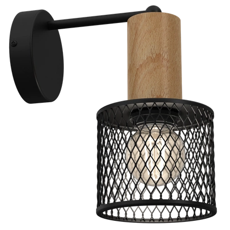 Kinkiet SOBRESA 1xE27 | Czarny