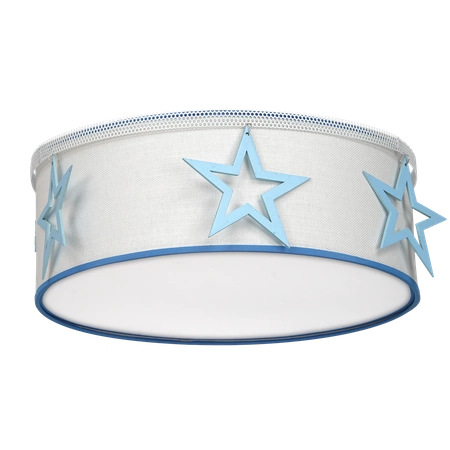 Lampa sufitowa STAR, biały/niebieski, 2x60W E27, MLP8281