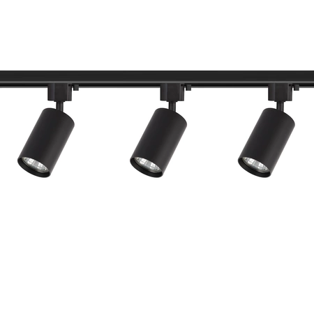 Zestaw Oprawa Tiger Track Czarny 3xGU10 1m