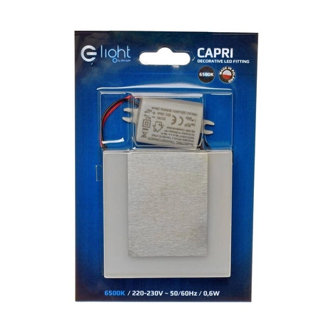 Oprawa schodowa LED 0,6W CAPRI barwa zimna 6500K EKS4420
