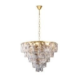 Lampa wisząca żyrandol glamour CHELSEA GOLD ML6002