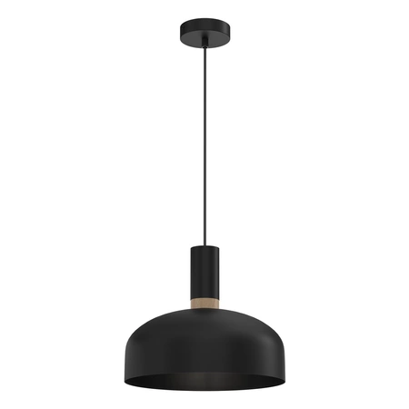 Lampa wisząca MALMO BLACK/WOOD 1xE27