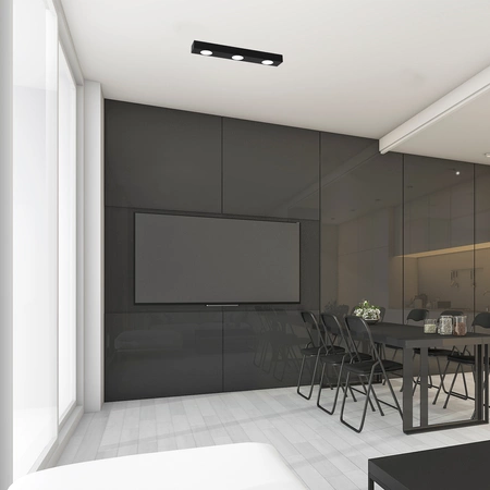 Lampa sufitowa ALEXANDER, MLP8831, czarna, 3x11W GX53