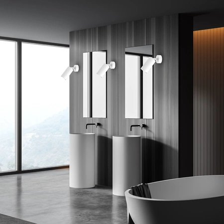 Kinkiet HUDSON, MLP8801, biały, 1x8W GU10