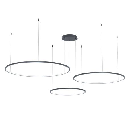 Lampa wisząca Saturno Black 100W LED