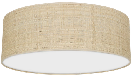 Lampa sufitowa MARSHALL, MLP7488, 50 cm, biały/rattan, 3x60W E27