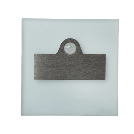 Oprawa schodowa LED 0,6W LUMI barwa zimna 6500K z czujnikiem ruchu PIR 12V EKS3058