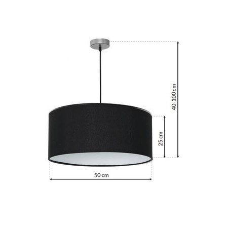 Lampa wisząca CASINO BLACK/CHROME 1xE27 ML63800