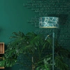 Lampa podłogowa ZIGGY GREEN, MLP7582, butelkowa zieleń/złoty, 1x60W E27 + 1x8W mini GU10