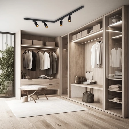 Zestaw Pipe Track Czarny 4xGU10 1,5m