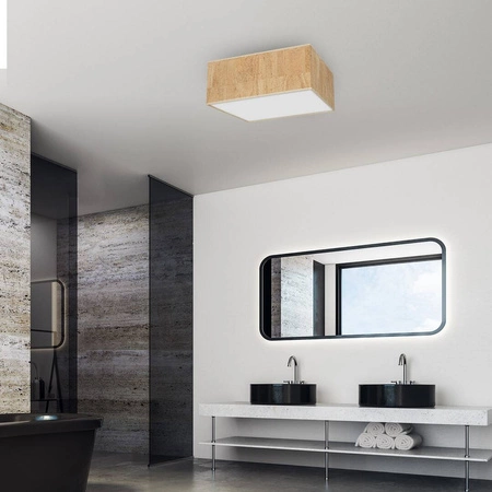 Lampa sufitowa CORK, MLP7518, biały/korkowy, 3x40W E27