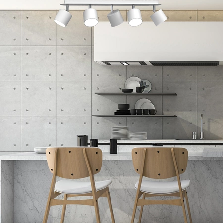 Lampa sufitowa DIXIE WHITE 5x GX53 szer. 64cm | biały