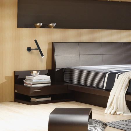 Kinkiet MONZA, MLP8837, czarny, 1x8W G9