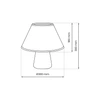 Lampka nocna FIFI WHITE 1xE27