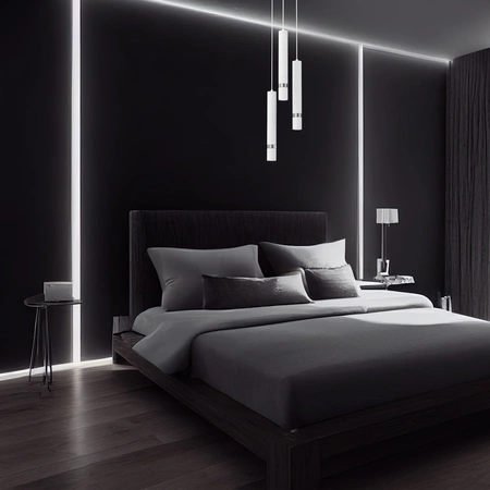 Lampa wisząca JOKER, MLP8915, biały/chrom, 3x8W GU10