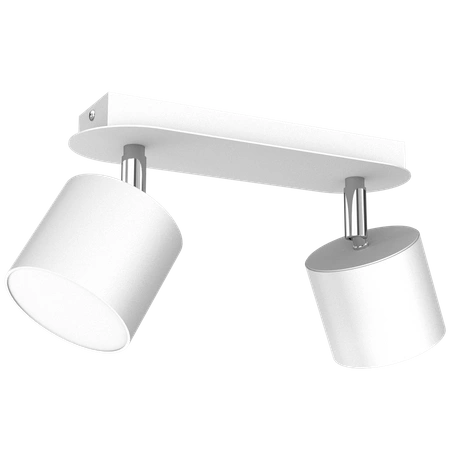 Lampa sufitowa DIXIE WHITE 2x GX53 szer. 24cm | biały
