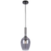 Lampa wisząca LUGANO, czarny/chrom/dymiony, 1x40W E14, ML8813