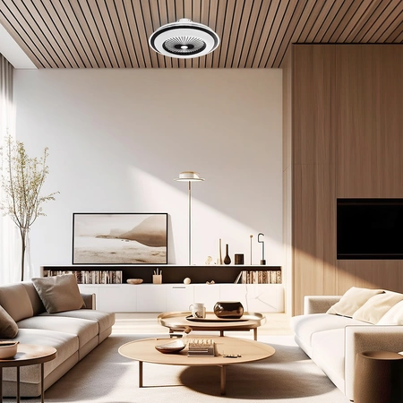 Lampowentylator Zephyr Czarny 48W LED+ PILOT