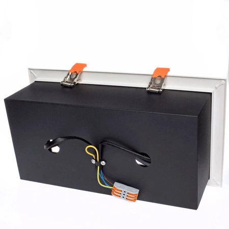 Oprawa Podtynkowa Plaza 2xGU10 AR111 Biała w nowoczesnym stylu