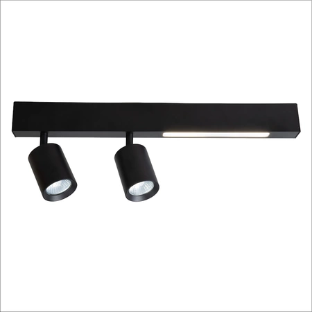 Lampa Sufitowa Magnet 9W+2xGU10 3000/4000K Czarny