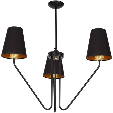 Żyrandol VICTORIA BLACK 3xE27 MLP4912
