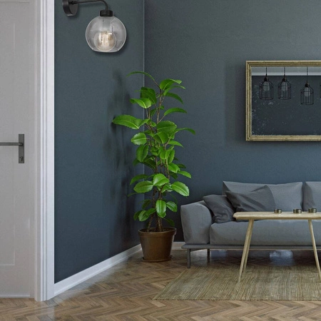 Nowoczesna lampa ścienna kinkiet SOFIA SMOKED MLP6571