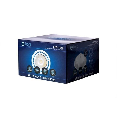 Żarówka LED MR111 GU10 12W biała 4000K neutralna