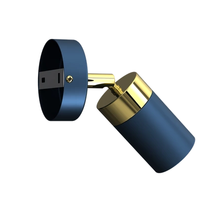 Kinkiet JOKER NAVY BLUE/GOLD 1xGU10