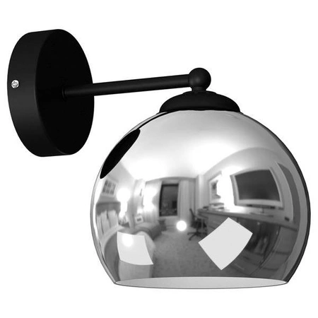 Kinkiet TORO, MLP7466, czarny/chrom, 1x40W E27