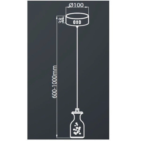 Lampa wisząca BOTTLE LED